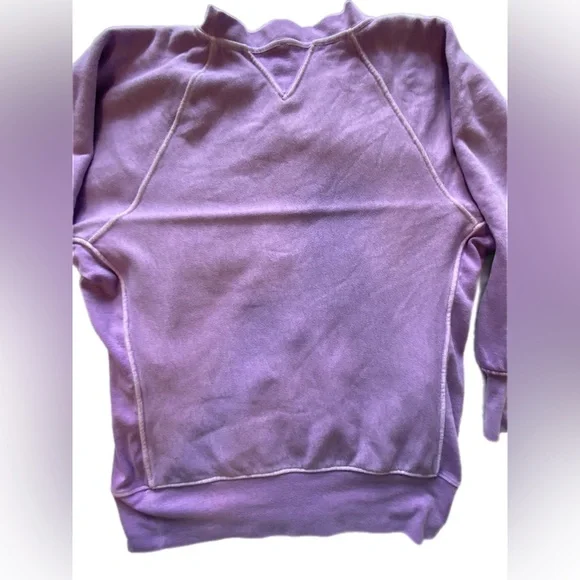 Free People Better Day Sweat top in light purple small - Picture 8 of 12